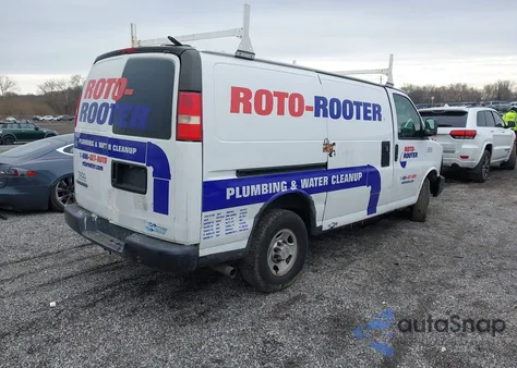 2007 Chevrolet Express Work Van from USA, damaged, VIN 1GCHG35U371246248